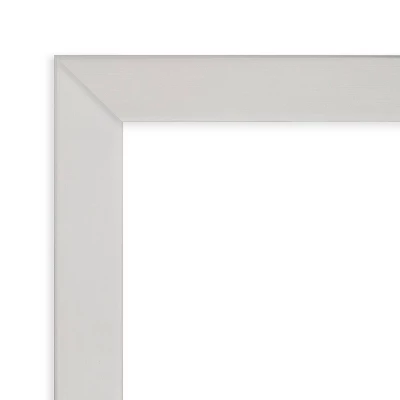 30" X 24" Non-Beveled Svelte Silver Wood Wall Mirror - Amanti Art 4 30" X 24" Non-Beveled Svelte Silver Wood Wall Mirror - Amanti Art - Image 2