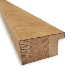 32" X 26" Non-Beveled Carlisle Blonde Wood Wall Mirror - Amanti Art