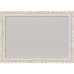 42"x30" Opera Wood Frame Gray Cork Board Off-White - Amanti Art -Amanti Art GUEST 9ba5b688 aa7a 4327 969d 3f05a3792a37