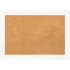 Amanti Art Cabinet White Narrow Framed Corkboard, Natural Cork -Amanti Art GUEST 9ce5b5ce 7314 4481 9f58 ec05fa9ca475