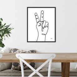 16" X 20" Happy Hands I By Moira Hershey Framed Canvas Wall Art Black - Amanti Art -Amanti Art GUEST 9cf4541f b4ad 455c 9826 34ef8c63295e