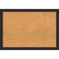 Amanti Art Accent Bronze Narrow Framed Corkboard, Natural Cork -Amanti Art GUEST 9d6d4380 23ba 4859 8fd6 f39993d330b2