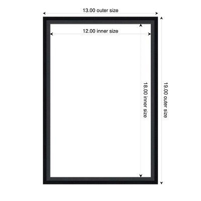 Amanti Art Lucie Black Framed Dry Erase Magnetic Board 6 Amanti Art Lucie Black Framed Dry Erase Magnetic Board - Image 4