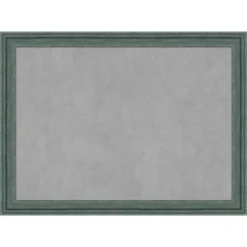 31"x23" Upcycled Framed Magnetic Board Teal/Gray - Amanti Art: Wall Mount, Metal, Office/Home Use -Amanti Art GUEST 9e27dbd3 87f5 410a b560 3b3400dfd41a