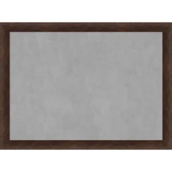 31"x23" Narrow Framed Magnetic Board Warm Walnut - Amanti Art: Metal, Wall Mount, Office Decor -Amanti Art GUEST 9e908107 845c 44ee 9b06 abe55c8b00cd