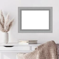 Amanti Art Peak Polished Nickel Narrow Framed Dry Erase Magnetic Board -Amanti Art GUEST 9e97251d 228e 4d08 a015 15733d3387c6