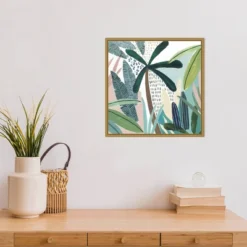 16" X 16" Tropical Rainforest I By Isabelle Z Framed Canvas Wall Art - Amanti Art -Amanti Art GUEST 9f035899 424b 42e4 9099 d31f2d2d751a