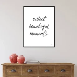 22" X 30" Collect Beautiful Moments By Karyn Panganiban Framed Canvas Wall Art Black - Amanti Art -Amanti Art GUEST 9f92ce99 f9b0 4ad9 90f9 7794716bbe8f