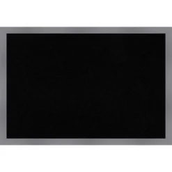 38"x26" Edwin Wood Frame Black Cork Board Gray - Amanti Art 21 38"x26" Edwin Wood Frame Black Cork Board Gray - Amanti Art -Amanti Art GUEST 9fc1f484 1cc7 40e4 bdb9 6a5393252f37