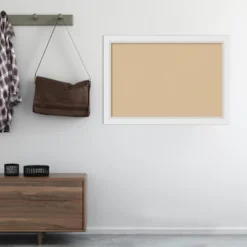 Amanti Art Cork Board Wood Framed Blanco White Bulletin Board, Organization Board, Pin Board -Amanti Art GUEST 9ff9c992 84b6 4e41 8dca c5c5a15b4e98