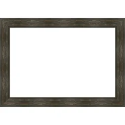 Amanti Art Rail Rustic Char Framed Dry Erase Magnetic Board -Amanti Art GUEST a02f6893 de7c 4a39 be6f cbd59bf6539d