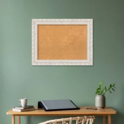 34"x26" Opera Wood Frame Natural Cork Board Off-White - Amanti Art -Amanti Art GUEST a054f0ed cd55 4500 997d 2380a5d4cb9c
