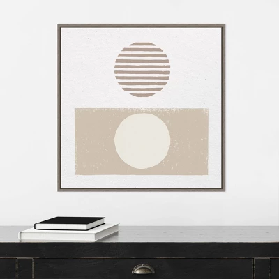 22" X 22" Reflection II Neutral By Moira Hershey Framed Canvas Wall Art Gray Wash - Amanti Art 8 22" X 22" Reflection II Neutral By Moira Hershey Framed Canvas Wall Art Gray Wash - Amanti Art - Image 6