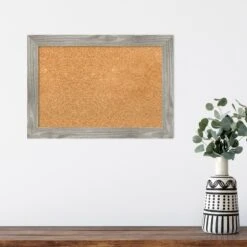 Amanti Art Dove Greywash Square Framed Corkboard, Natural Cork -Amanti Art GUEST a119e1f6 bf16 40d8 9dd2 72577a22d623