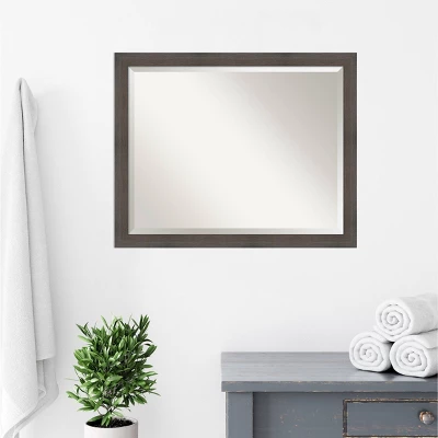 Hardwood Narrow Framed Bathroom Vanity Wall Mirror - Amanti Art 8 Hardwood Narrow Framed Bathroom Vanity Wall Mirror - Amanti Art - Image 6