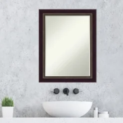 Amanti Art Signore Bronze Petite Bevel Wood Bathroom Wall Mirror 28.25 X 22.25 In. 16 Amanti Art Signore Bronze Petite Bevel Wood Bathroom Wall Mirror 28.25 X 22.25 In. -Amanti Art GUEST a1e692ad fc05 4e6f 9f61 0a1f906eb6cf