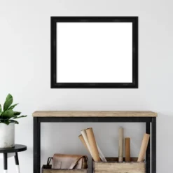 Amanti Art 28"x34" Grand Black Narrow Framed Magnetic Dry Erase Board -Amanti Art GUEST a3d34f9b 4e50 4a4a b146 668b7eb4a9d7