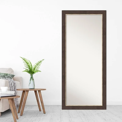 29" X 65" Non-Beveled Lined Bronze Full Length Floor Leaner Mirror - Amanti Art 9 29" X 65" Non-Beveled Lined Bronze Full Length Floor Leaner Mirror - Amanti Art - Image 7