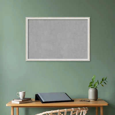 38"x26" Two Tone Framed Magnetic Board Silver - Amanti Art: Real Wood, Wall Mount, Office & Home Decor 9 38"x26" Two Tone Framed Magnetic Board Silver - Amanti Art: Real Wood, Wall Mount, Office & Home Decor - Image 7