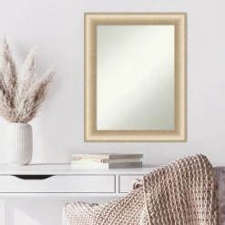 Amanti Art Elegant Non-Beveled Framed Wall Mirror -Amanti Art GUEST a6a2957b b4f4 4f54 ad0e 037f8bc23c1b