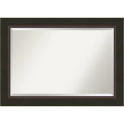 Amanti Art Milano Bronze Beveled Wood Bathroom Wall Mirror -Amanti Art GUEST a6c9d48f 6297 4bce a186 488c7bd3faec