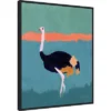 22" X 28" Ostrich By Pamela Munger Framed Canvas Wall Art Black - Amanti Art -Amanti Art GUEST a6ff902a 1f7c 44d4 b142 31e6b5c4a670