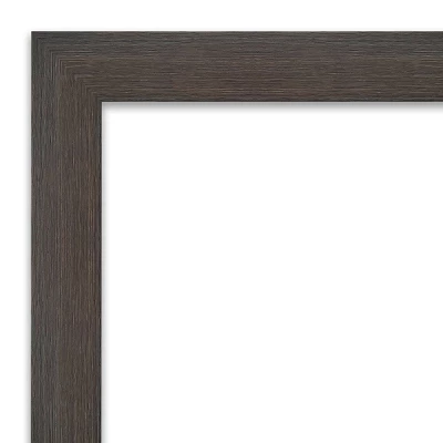 Hardwood Narrow Framed Bathroom Vanity Wall Mirror - Amanti Art 4 Hardwood Narrow Framed Bathroom Vanity Wall Mirror - Amanti Art - Image 2