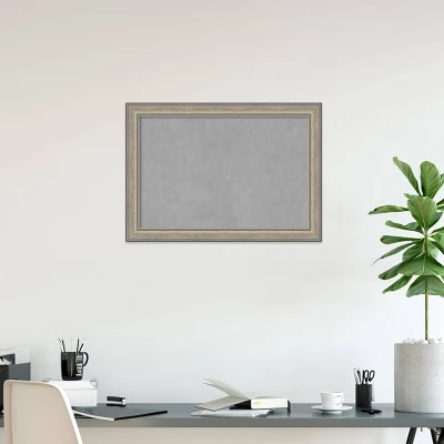 41"x29" Framed Magnetic Board Fleur Champagne Silver - Amanti Art: Real Wood, Wall-Mounted, Metal Presentation Board 7 41"x29" Framed Magnetic Board Fleur Champagne Silver - Amanti Art: Real Wood, Wall-Mounted, Metal Presentation Board - Image 5
