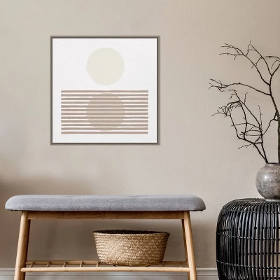 22" X 22" Reflection I Neutral By Moira Hershey Framed Canvas Wall Art Gray Wash - Amanti Art 9 22" X 22" Reflection I Neutral By Moira Hershey Framed Canvas Wall Art Gray Wash - Amanti Art - Image 7