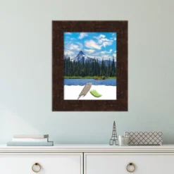 Amanti Art William Mottled Bronze Narrow Picture Frame -Amanti Art GUEST abb720a8 c53d 4286 8d5e 2c6ded9875ca