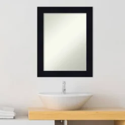 22" X 28" Non-Beveled Shiplap Navy Wood Bathroom Wall Mirror - Amanti Art 17 22" X 28" Non-Beveled Shiplap Navy Wood Bathroom Wall Mirror - Amanti Art -Amanti Art GUEST abe70b3b 49c7 4e2e 8624 72913fa10e5e