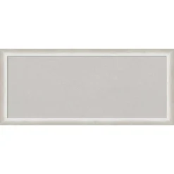 32"x14" Two Tone Wood Frame Gray Cork Board Silver - Amanti Art -Amanti Art GUEST ac114c28 edd0 49ed b2a9 7127b6cc256a