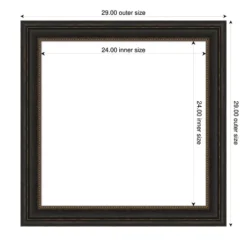Amanti Art Accent Bronze Framed Dry Erase Magnetic Board 29 X 29 In. -Amanti Art GUEST ac6d9a89 2339 4d7e 9630 ef9a6a546c96