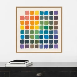 22" X 22" Color Chart By Wild Apple Portfolio Framed Canvas Wall Art Light Brown - Amanti Art 14 22" X 22" Color Chart By Wild Apple Portfolio Framed Canvas Wall Art Light Brown - Amanti Art -Amanti Art GUEST ad8cab9d 19df 40bf bd9e 04311d0a4686