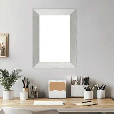 Amanti Art Brushed Sterling Silver Framed Dry Erase Magnetic Board 7 Amanti Art Brushed Sterling Silver Framed Dry Erase Magnetic Board - Image 5