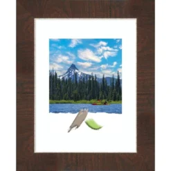 Amanti Art Wildwood Brown Narrow Picture Frame -Amanti Art GUEST ae184567 c54a 47e1 8915 b7fcf73edcda