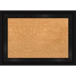 Amanti Art Grand Black Narrow Framed Corkboard, Natural Cork -Amanti Art GUEST ae6fc7d1 473c 4f3f 8595 b1f409515cb4
