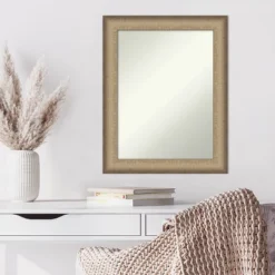 23" X 29" Non-Beveled Elegant Brushed Bronze Wall Mirror - Amanti Art 13 23" X 29" Non-Beveled Elegant Brushed Bronze Wall Mirror - Amanti Art -Amanti Art GUEST af2b247a 32f9 488a a93d 5c7c0bcfe15c