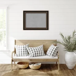 34"x26" Villa Framed Magnetic Board Oil Rubbed Bronze - Amanti Art: Metal, Wall Mount, No Choking Hazard -Amanti Art GUEST b0b59a73 c9ce 4d5e 9d18 c5ebf42ead4a