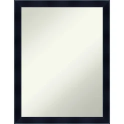 Madison Black Non-Beveled Wood Bathroom Wall Mirror -Amanti Art GUEST b127081d 9b5f 4b0f aedf 91b8266e3fc1