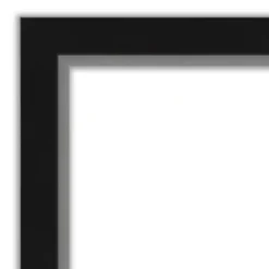 Amanti Art Eva Black Silver Narrow Framed Dry Erase Magnetic Board -Amanti Art GUEST b193ea11 2e03 424e bd0b a19b7e6f850e