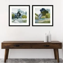 Set Of 2 Fields Reflections Framed Art Prints By Jacqueline Ellens Black - Amanti Art -Amanti Art GUEST b22e231d d9b5 4f07 94f5 ccc82469796c