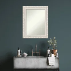 24"x30" Opera Wood Wall Mirror, Modern Rectangle, No Assembly - Amanti Art -Amanti Art GUEST b2949137 1bda 4b9c 93b2 d620678472fe