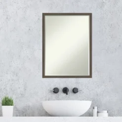 Amanti Art Svelte Petite Bevel Wood Bathroom Wall Mirror 21 Amanti Art Svelte Petite Bevel Wood Bathroom Wall Mirror -Amanti Art GUEST b377f354 4ccd 483c 9b5e 88a602dd8e5d