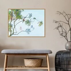 30" X 22" Eucalyptus Tree By Urban Road Framed Canvas Wall Art Light Brown - Amanti Art -Amanti Art GUEST b3df877f 287b 4101 b730 6852c7f2e2ba