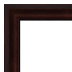 41" X 29" Non-Beveled Bathroom Wall Mirror Coffee Bean Brown - Amanti Art -Amanti Art GUEST b564d05d 4c2c 4c79 bb34 6da9c2eed1c5 2