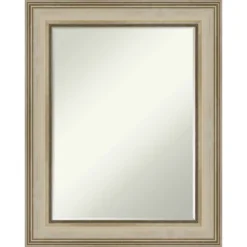 Colonial Petite Bevel Bathroom Wall Mirror 17 Colonial Petite Bevel Bathroom Wall Mirror -Amanti Art GUEST b5a7eda7 fac5 4cb2 a7d7 ea5b19211b8a