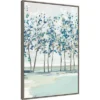22" X 33" Blue Tree Ridge I By Isabelle Z Framed Canvas Wall Art Gray Wash - Amanti Art -Amanti Art GUEST b6561578 7fef 4a5a 8442 7f35788e21ca