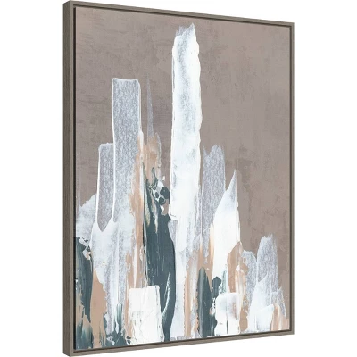 22" X 30" Shape Of Form II By JL Design Framed Canvas Wall Art Gray Wash - Amanti Art 3 22" X 30" Shape Of Form II By JL Design Framed Canvas Wall Art Gray Wash - Amanti Art
