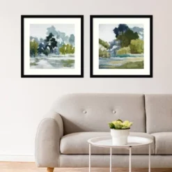 Set Of 2 Fields Reflections Framed Art Prints By Jacqueline Ellens Black - Amanti Art -Amanti Art GUEST bccf1fc4 2bf0 460f 88f0 b2645e6a0080